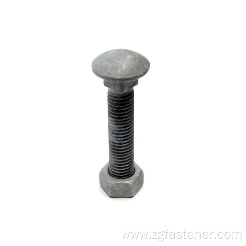 Hot dip galvanized cup head square neck bolts